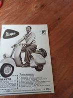 Advertentie van Vespa scooter 2 1954, Ophalen of Verzenden, Gebruikt, Overige typen