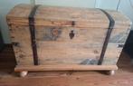 Oude houten deken kist., Minder dan 50 cm, 50 tot 100 cm, Ophalen of Verzenden, Zo goed als nieuw