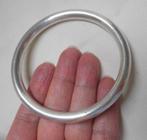 Zilveren vintage slavenarmband (boei) nr.563, Sieraden, Tassen en Uiterlijk, Armbanden, Verzenden, Zo goed als nieuw, Zilver, Zilver