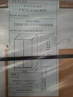 Hangkast met 2 schuifdeuren 'Paris', Huis en Inrichting, Kasten | Kledingkasten, Ophalen, Frans, Nieuw, 50 tot 100 cm