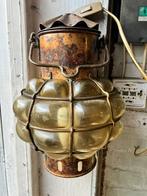 Oude scheepslamp amber kleur, Antiek en Kunst, Antiek | Lampen, Ophalen
