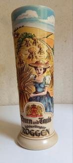 vintage bierkrug THURN UND TAXIS Schierlinger ROGGEN, Ophalen of Verzenden, Zo goed als nieuw, Flesje(s), Overige merken
