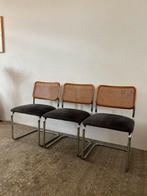 Vintage Marcel Breuer Cesca stoelen - Made in Italy, Ophalen, Zo goed als nieuw, Stof, Drie