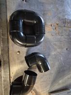 PVC Zwarte Bocht 90 Graden 75mm, Doe-het-zelf en Verbouw, Buizen en Afvoer, Ophalen of Verzenden