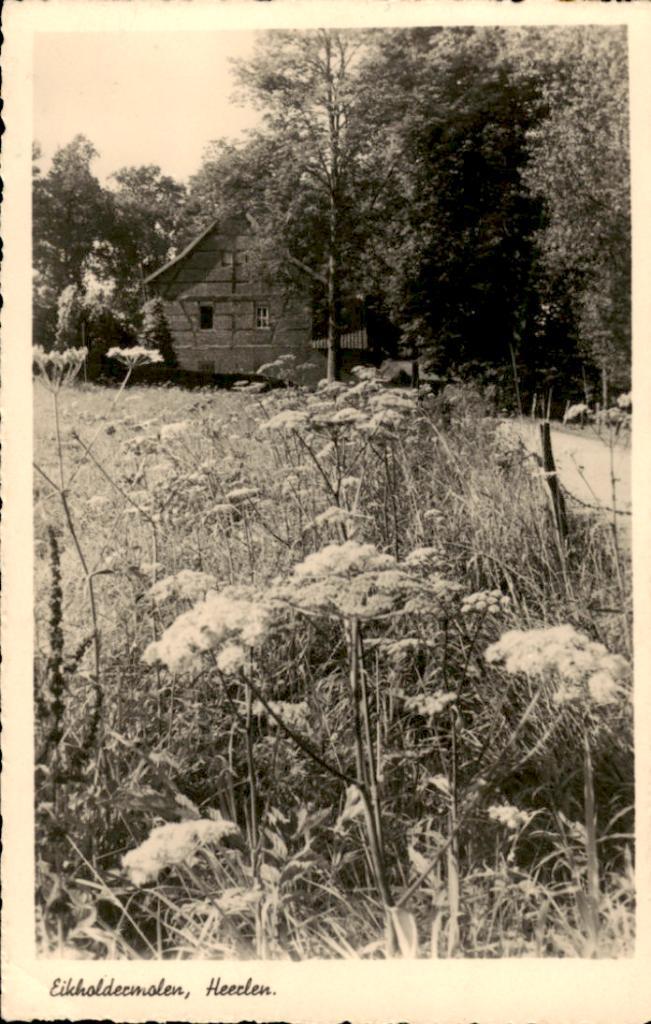 Eikholdermolen, Heerlen Hub Leufkens, Verzamelen, Ansichtkaarten | Nederland, Ongelopen, Limburg, 1940 tot 1960, Verzenden