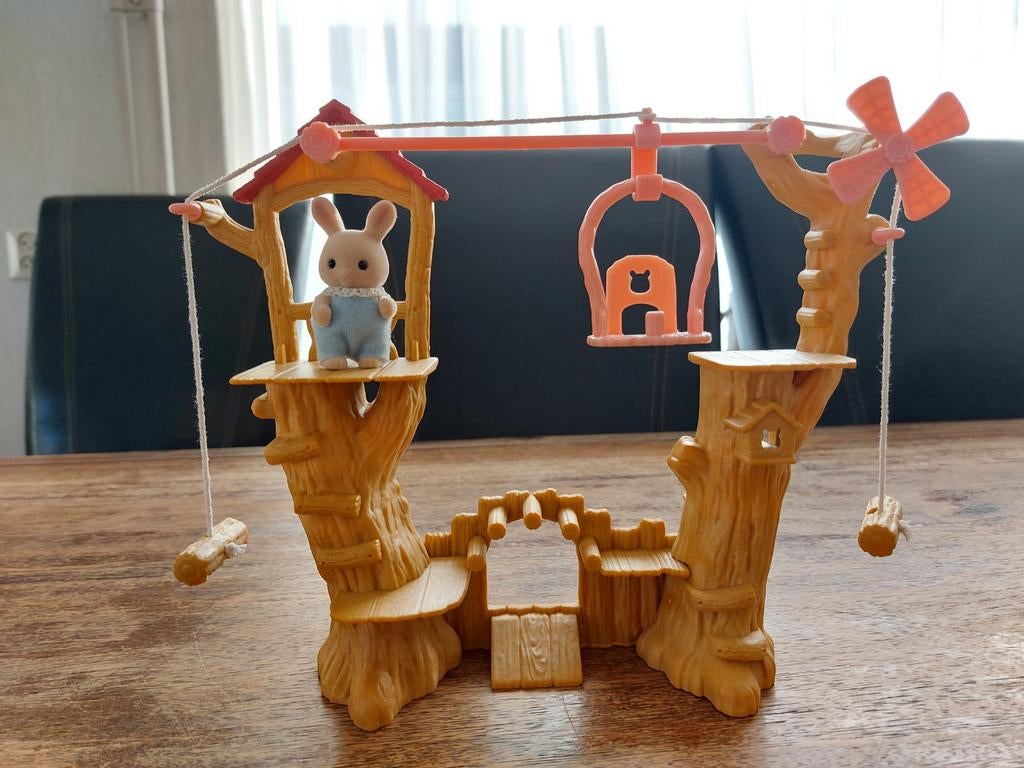 Sylvanian families kabelbaantje/boomhutje, Ophalen of Verzenden, Zo goed als nieuw, Toebehoren