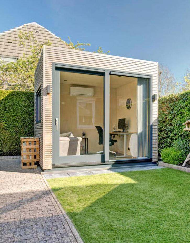 Eazyoffice Opus thuiskantoor tuinhuis tuinkantoor easyoffice, Tuin en Terras, Tuinhuizen, Zo goed als nieuw, Ophalen