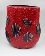 Mooie rode vaas Murano ?, Antiek en Kunst, Antiek | Glas en Kristal, Ophalen of Verzenden