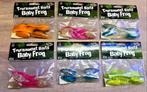6 pakjes Tournament Baits Baby Frog : E10.-

OPRUIMING !!!, Ophalen of Verzenden, Zo goed als nieuw, Overige typen