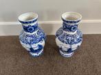 Biedt Aan: TWEE MOOIE Antieke Blauwe Vazen !!, Antiek en Kunst, Ophalen of Verzenden