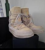 Uggs beige halfhoge suède bontlaarsjes veterlaarsjes 37, UGG, Beige, Lage of Enkellaarzen, Ophalen of Verzenden