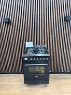 Mooie antraciet Boretti Fornuis 60 cm (Gratis bezorgen), 5258sh, Zo goed als nieuw, Energieklasse A of zuiniger, Gas