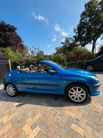 Peugeot 206 2.0 16V CC 2001 Blauw, Auto's, 136 pk, 4 cilinders, Cabriolet, Origineel Nederlands