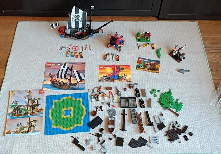 Partij lego piraten / partij lego ridders, Kinderen en Baby's, Speelgoed | Duplo en Lego, Gebruikt, Lego, Ophalen of Verzenden