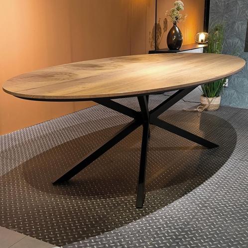 NIEUW: Inhouse Tafel Comani Ovaal 250x128cm, Huis en Inrichting, Tafels | Eettafels, Nieuw, 100 tot 150 cm, 200 cm of meer, Vijf personen of meer