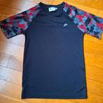 zwart Sportkleding shirt en korte broek maat 140, Gebruikt, Jongen of Meisje, Sport- of Zwemkleding, Ophalen of Verzenden