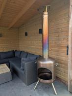 RVS tuinhaard terraskachel. Nieuww:€639 + extra pijp, Tuin en Terras, Ophalen, Zo goed als nieuw