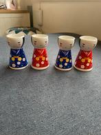 Vintage Japanse Meisjes Eierdopjes, Overige materialen, Gebruikt, Overige typen, Ophalen of Verzenden