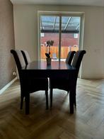 Heel mooi eettafel met vier stoelen., Huis en Inrichting, Complete eetkamers, Ophalen of Verzenden, Gebruikt