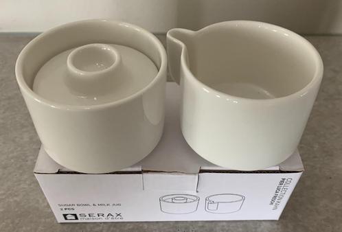 Serax servies melk en suiker nieuw design twv € 23,00 set, Huis en Inrichting, Keuken | Servies, Nieuw, Porselein, Ophalen of Verzenden