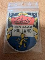 Bevrijdings mouw schildje den haag, Verzamelen, Militaria | Tweede Wereldoorlog, Ophalen of Verzenden, Nederland, Embleem of Badge