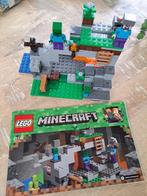 Lego Minecraft Zombiegrot 21141, Ophalen of Verzenden, Zo goed als nieuw, Complete set, Lego