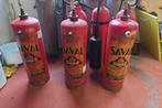 Vintage brandblusser, Saval Apparatenfabriek Breda, Ophalen, Gebruikt
