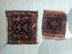 Twee kleine Perzische tapijtjes - 40x40 & 50x50 cm, Gebruikt, Perzisch, Vierkant, Minder dan 50 cm