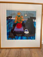 Kunstenaar Peter Bastiaanssen hond, Antiek en Kunst, Kunst | Litho's en Zeefdrukken, Ophalen of Verzenden