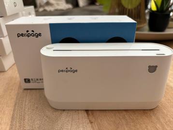 Peripage miniprinter incl rolletjes printpapier div maten beschikbaar voor biedingen