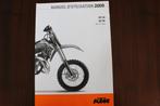 KTM 65 SX 65XC 2009 manuel d'utilisation, Ophalen of Verzenden, Overige merken