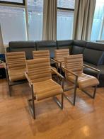 Cognac kleur design leren eetkamer stoelen Z.G.A.N., Huis en Inrichting, Stoelen, 2871SK, Overige kleuren, Mariansoliak8@gmail.com