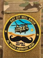 Embleem 298 SQN Helidet Irak, Verzenden, Luchtmacht, Nederland, Embleem of Badge
