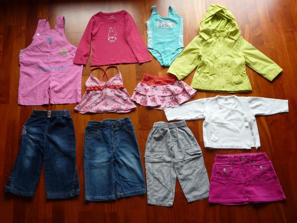 11 stuks baby/dreumes kleding meisje ZGAN Maat 74 tm 92, Ophalen of Verzenden, Zo goed als nieuw, Maat 74