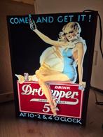 Dr.Pepper lichtbak, Verzamelen, Merken en Reclamevoorwerpen, Ophalen of Verzenden, Zo goed als nieuw, Lichtbak of (neon) lamp