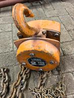 Kettingtakel en loopkat 2 ton, Ophalen, Zo goed als nieuw