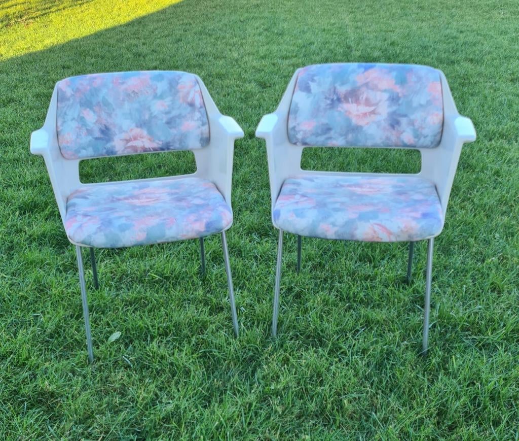 2 Gispen Model 2225 stoelen - A.R. Cordemeyer - Vintage, Ophalen