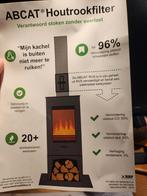 Abcat filter voor houtkachel met verloopstuk, Huis en Inrichting, Kachels, Ophalen of Verzenden, Nieuw, Hout, Houtkachel