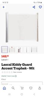 Lascal kiddyGuard wit traphek oprolbaar, Kinderen en Baby's, Ophalen, Zo goed als nieuw, 100 tot 115 cm, Oprolhekje