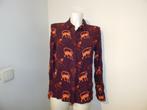 Fabienne Chapot speelse blouse aapjes print mt S, Overige kleuren, Verzenden, Zo goed als nieuw, Fabienne Chapot