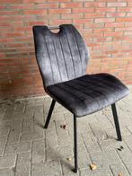 Eetkamerstoel industriële /antraciet  €.75,= voorraad