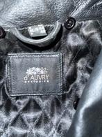 Zwarte Leren Winterjas d'AUVRY Maat L, Ophalen of Verzenden, Gedragen, Zwart