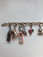 Bedelarmband met diverse bedels kind, Gebruikt, 4 bedels of meer, Ophalen, Overige merken