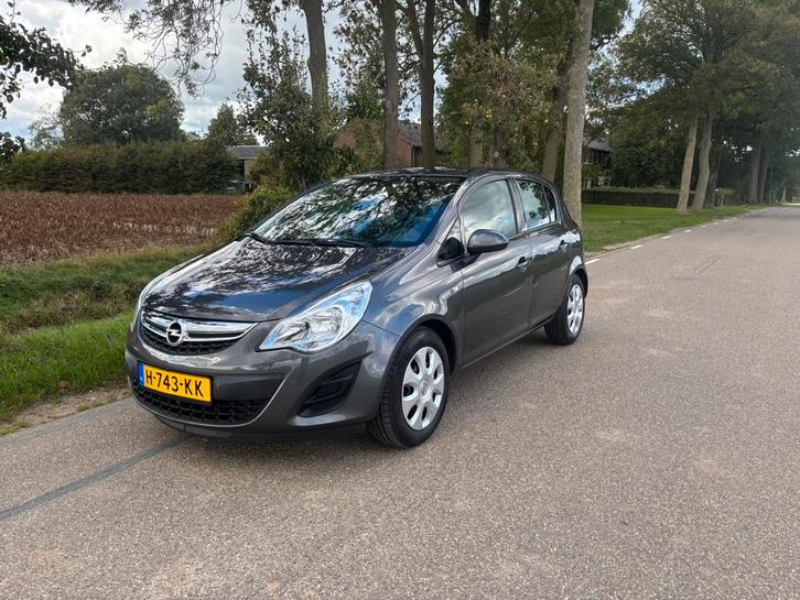 Opel Corsa 1.4 Ecotec 64KW 5D 2012 Grijs, Auto's, Opel, Bedrijf, Corsa, Benzine, C, Hatchback, Handgeschakeld, Geïmporteerd, Zilver of Grijs