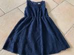 Yumi girl feestjurk, jurk maat 140 donkerblauw, zgan, Ophalen of Verzenden, Zo goed als nieuw, Meisje, Jurk of Rok