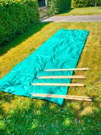 Windscherm. Strandzeil. Paravent. Groen. Merk: Beau-Fort., Caravans en Kamperen, Windschermen, Ophalen, Zo goed als nieuw