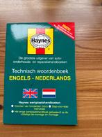 Technisch woordenboek Engels-Nederlands Haynes, Ophalen of Verzenden, Zo goed als nieuw, Overige uitgevers, Nederlands