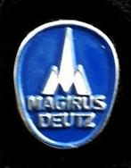 Magirus Deutz- blauw gelakt speld, Verzenden, Nieuw, Transport, Speldje of Pin