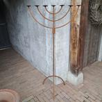 Landelijke brocante vloerkandelaar kandelaar roest *Etage3*, Ophalen, Gebruikt, ., .