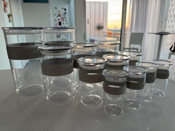 Bodum Presso Voorraadbussen - Diverse Maten, Huis en Inrichting, Keuken | Potten en Pannen, Zo goed als nieuw, Pot, Bus of Blik
